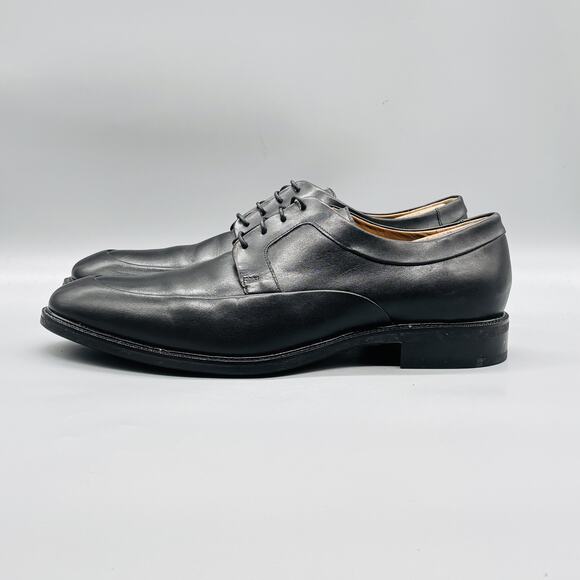 Cole Haan Shoes Mens 13 Black Leather Grand OS Derby Oxford Lace Up Dress Formal